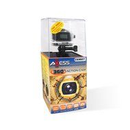 AXESS CS3607-BK 1080p HD 360 Degree Sports and Action Camera with Waterproof Housing, Accessories and Built-in... N9