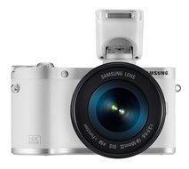 Samsung NX300M 20.3MP CMOS Smart WiFi &amp; NFC Mirrorless Digital Camera with 18-55mm Lens and 3.3" AMOLED Touch... N13