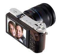 Samsung NX300M 20.3MP CMOS Smart WiFi &amp; NFC Mirrorless Digital Camera with 18-55mm Lens and 3.3" AMOLED Touch... N16