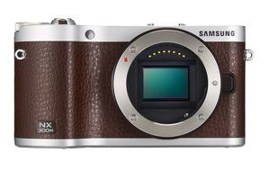 Samsung NX300M 20.3MP CMOS Smart WiFi &amp; NFC Mirrorless Digital Camera with 18-55mm Lens and 3.3" AMOLED Touch... N17