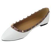 Yaheeda Fashion Flat Wild Rivet Shallow Mouth Women's shoes with pointed N2