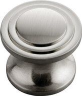 Belwith P3102-Sn 1-1/16 Knob Satin Nickel by Hickory Hardware