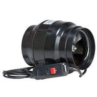 6 in. Max-Fan CF340410 - In-Line Fan 3-Speed - Includes 8 ft. Pre-Wired Cord