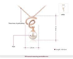 MENGDA Jewelry Set Gold Plated Pearl Pendant Necklace Dangle Earring Stud Set. (Pearl -3) N3