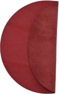 Genuine Leather Turntable Platter Mat - Red N2