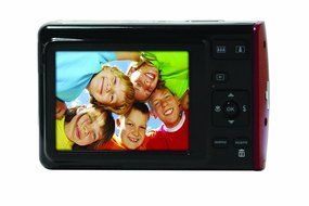 Polaroid CIM-1237R 12 MP Digital Camera with 3x Optical Zoom, Red N5