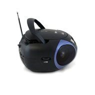 Tyler Portable Sport Stereo CD Player TAU101-BL with AM/FM Radio and Aux &amp; Headphone Jack Line-In (Blue) N6