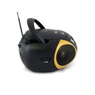 Tyler Portable Sport Stereo CD Player TAU101-BL with AM/FM Radio and Aux &amp; Headphone Jack Line-In (Blue) N9
