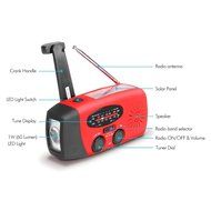 Emergency radio, Sokos Weather Radio Hand Crank, Solar Hand Crank Self Powered AM/FM/NOAA Weather Radio, LED Flashlight... N3