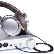 Zeskit Headphones Cable - Silver Plated Copper Conductor, 3.5mm Stereo Audio Jack, Tangle Free Cord (4 feet, Dark... N4