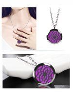 Fragrance Scented Necklace, Essential Oil Diffuser Necklace Perfume Locket for Girls or Women Gift Set Hypo-Allergenic... N3