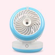 Mini Handheld USB Misting Fan Rechargeable Cooling Fan Humidification Fan Home Black N3