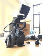 Canon EOS C300 Cinema Camcorder Body with Dual Pixel CMOS AF (EF Lens Mount) - International Version (No Warranty) N6