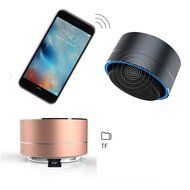 Bluetooth Speaker,Gaosa Small Steel Gun Metal Speaker, Mini Portable Wireless Stereo Speaker for Phone Card N11
