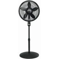 Lasko 1843 18&quot; Remote Control Cyclone Pedestal Fan, Black