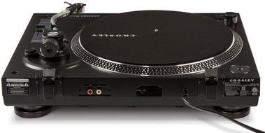 Crosley C200A-BK Direct Drive Turntable with S-Shaped Tone Arm, Black N2