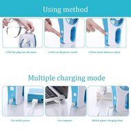 Great Polly Portable Mini Beauty Replenishment Fan Handheld USB Mini Misting Fan with Personal Cooling Humidifier...