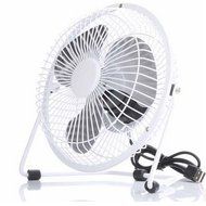 LOHOME(TM) USB Mini Fan Conditioner Desktop Mute Metal Aluminous Leaf Fan Cooler (Red) N2