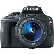Canon EOS Rebel SL1 DSLR Camera + Canon 18-55mm IS STM Lens + Canon 75-300mm Lens + 0.43X Wide Angle Lens + 2.2x... N2