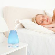 HEESAGA Aromatherapy Essential Oil Diffuser, 120ml Portable Ultrasonic Cool Mist Aroma Humidifier with 7 Changing...