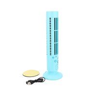 USB Mini Cooling Fan, Portable Tower Fan No Leaf Bladeless Cool Cooling Desk Air Conditioner,Black N2
