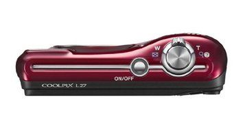 Nikon COOLPIX L27 16.1 MP Digital Camera with 5x Zoom Lens (Red) Manufacturer Refurbished N3