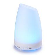 Wisdomcreate 100ML Ultrasonic Aroma Essential Oil Diffuser Cool Mist Humidifier with 7 Colors LED Changing Lights...