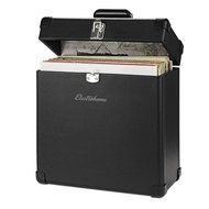 Electrohome Portable Vinyl Record Heavy Duty Carrying Case for 30+ Albums with Removable Lid (RT05) N5