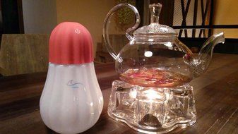 Laylala&reg; Pumpkin Lamp Shape-350ml Mini USB Ultrasonic Humidifier Air Purifier Atomizer with Nightlight for Bedrooms... N3
