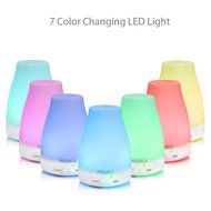 HEESAGA Aromatherapy Essential Oil Diffuser, 120ml Portable Ultrasonic Cool Mist Aroma Humidifier with 7 Changing... N2