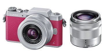 Panasonic DMC-GF7WP Compact System Camera (DSLM) with 12-32mm + 35-100mm Kit - International Version (No Warranty) N5
