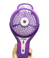 ETONG Portable Handheld USB Misting Fan Personal Cooling Mist Humidifier Rechargeable Mini Water Spray Cooling... N2