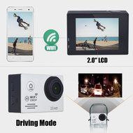 Andoer 1080P 30fps Full HD 12MP Action Camera Waterproof 30 WiFi 2.0" LCD 150 Wide Degree Angle Lens Anti-shake... N2