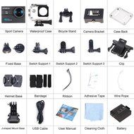 Andoer 2.0" LCD 4K WiFi Ultra HD Action Sports Camera 16MP 25FPS 1080P 60FPS 4X Zoom 25mm 173 Degree with 8in1... N6