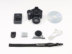 Canon SX40 HS 12.1MP Digital Camera with 35x Wide Angle Optical Image Stabilized Zoom and 2.7-Inch Vari-Angle... N9