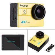 Andoer 2.0" LCD 4K WiFi Ultra HD Action Sports Camera 16MP 25FPS 1080P 60FPS 4X Zoom 25mm 173 Degree with 8in1... N8