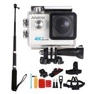 Andoer 2.0" LCD 4K WiFi Ultra HD Action Sports Camera 16MP 25FPS 1080P 60FPS 4X Zoom 25mm 173 Degree with 8in1... N11