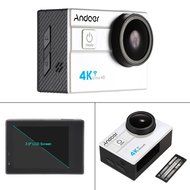 Andoer 2.0" LCD 4K WiFi Ultra HD Action Sports Camera 16MP 25FPS 1080P 60FPS 4X Zoom 25mm 173 Degree with 8in1... N12