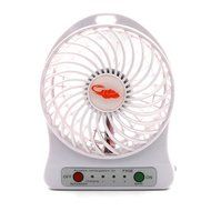 Eurus Home Portable18650 lithium-ion Rechargeable Fan with High Quality Mini USB Fan 4-inch Vanes 3 Speeds With... N3