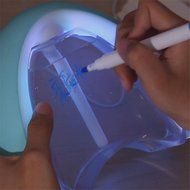 Gospire 400ml Cool Mist USB Humidifier Air Diffuser New Rainbow Model with Message Board 5 Color Night Lights... N2