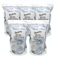50gm Pack of 50 "Dry&amp;Dry" Silica Gel Packets Desiccant Dehumidifier N2