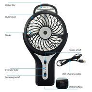 ETONG Portable Handheld USB Misting Fan Personal Cooling Mist Humidifier Rechargeable Mini Water Spray Cooling... N3