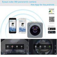 LeaningTech Mini Cube Action Sports Panorama Camera H.264 360 Degree Wifi 720P Fisheye Wide View Wide Angle Outdoor... N5