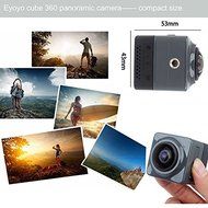 LeaningTech Mini Cube Action Sports Panorama Camera H.264 360 Degree Wifi 720P Fisheye Wide View Wide Angle Outdoor... N6