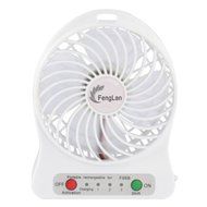 FengLan USB Portable Fan 3 Speeds Rechargeable Mini USB Fan Portable Output Electric Desk Cooling Fan for Travel... N4
