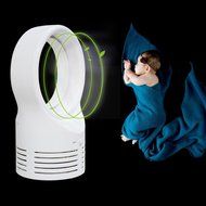 Yijiagou No Leave Fan Children Safety Professional Bladeless Fan Mute Bladeless Stand Fan 10 Inches With No Blade... N12