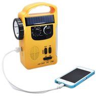 Emergency AM/FM NOAA Radio, Cell Phone Charger, LED Flashlight, LED Lantern, Siren, Rechargeable Batteries, Hand... N2