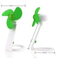 iEGrow USB Mini Personal Fan, Desk Fan, Home Kitchen Fan, Office Fan, Travel Fan with Hand-held Flexible Folding... N3