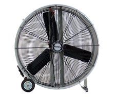 Air King 9236D 36-Inch 2-Speed Industrial Grade Direct Driven Drum Fan with Wheels, Powder Coated Steel Finish
