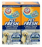 4 Pk, Arm &amp; Hammer Pet Fresh Carpet Odor Eliminator Plus Oxi Clean Dirt Fighters